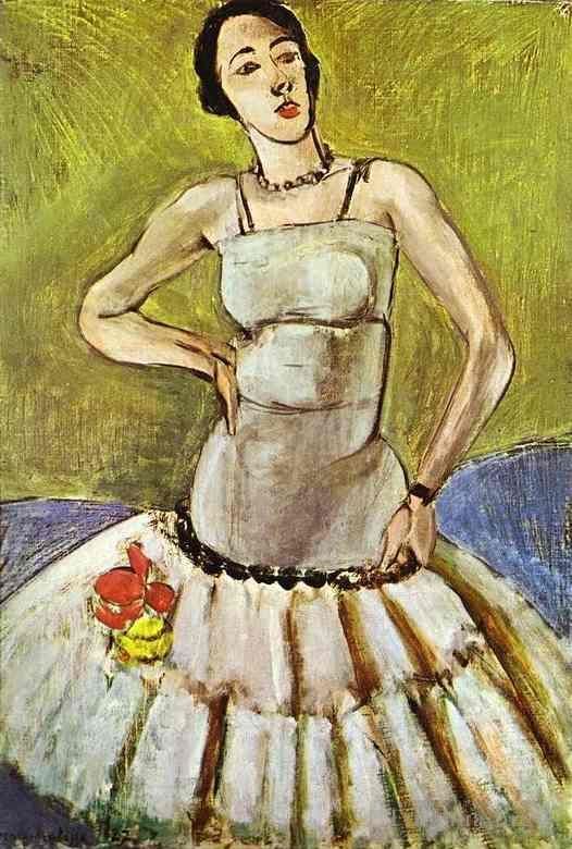 Henri Matisse Peinture à l'huile - La danseuse de ballet Harmonie en gris 1927