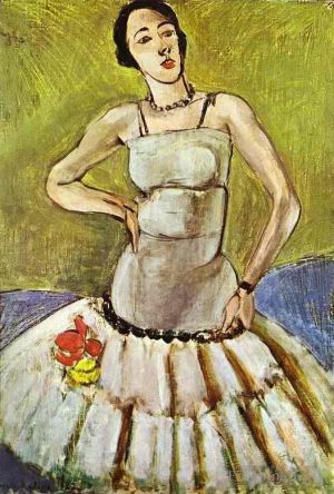 Henri Matisse œuvre - La danseuse de ballet Harmonie en gris 1927