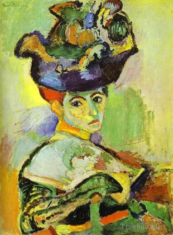 Henri Matisse Peinture à l'huile - Femme au chapeau 1905