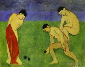 Henri Matisse œuvre - Une partie de pétanque