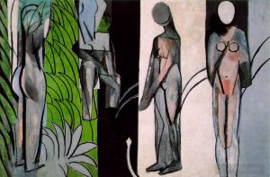 Henri Matisse œuvre - Baigneurs au bord d'une rivière