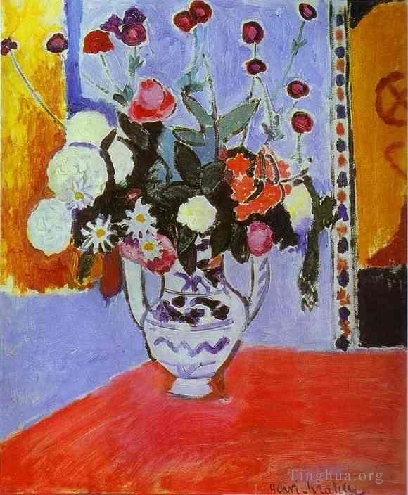 Henri Matisse Types de peintures - Vase Bouquet à Deux Anses