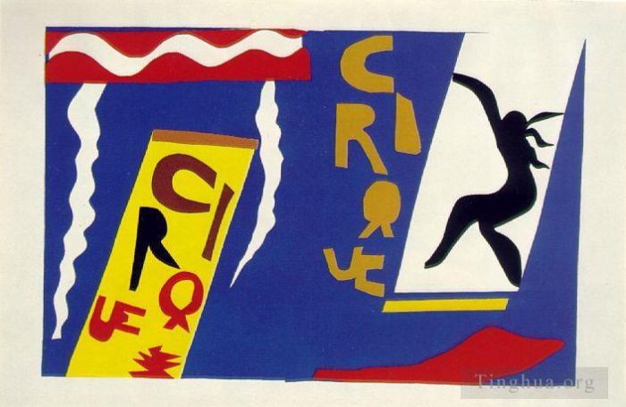 Henri Matisse Types de peintures - Circus Le cirque Assiette II de Jazz