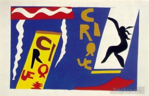Tous les types de peintures contemporaines - Circus Le cirque Assiette II de Jazz