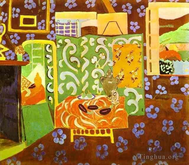 Henri Matisse Types de peintures - Intérieur de Aubergines