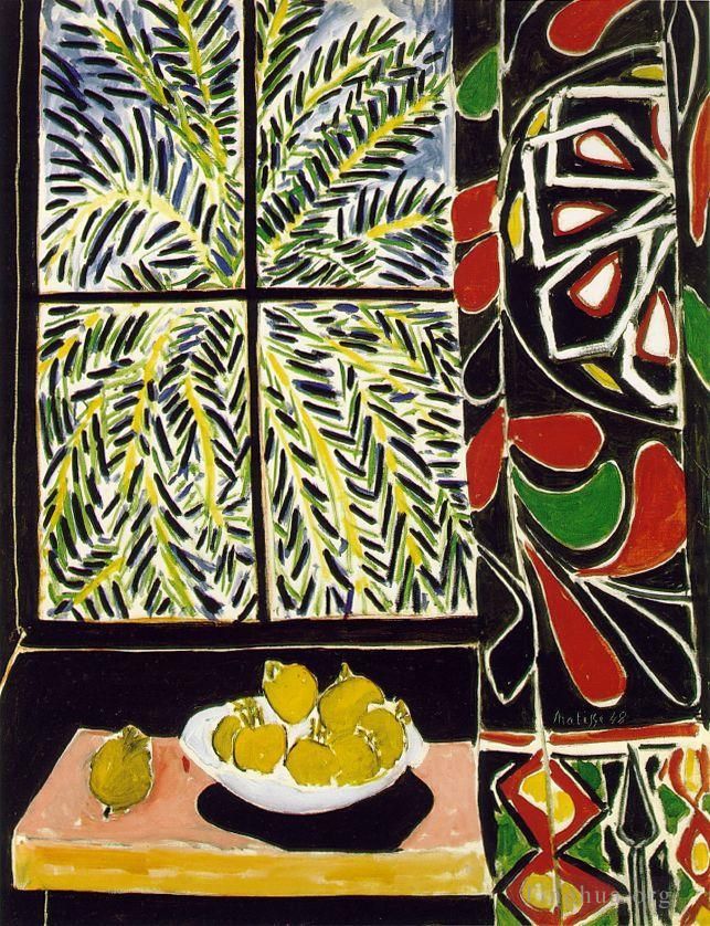 Henri Matisse Types de peintures - Intérieur avec un rideau égyptien