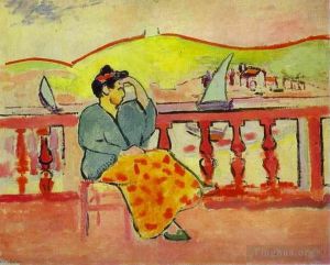 Henri Matisse œuvre - Dame sur la terrasse