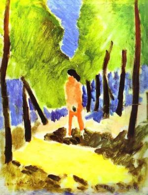 Henri Matisse œuvre - Nu dans un paysage ensoleillé