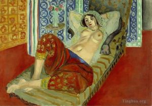 Henri Matisse œuvre - Odalisque aux culottes rouges 1921