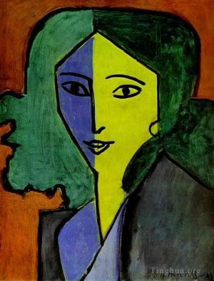 Henri Matisse œuvre - Portrait de Lydia Delectorskaya la secrétaire de l'artiste