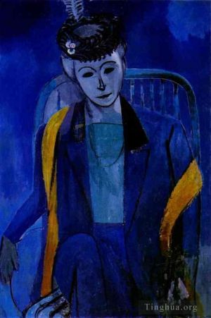 Henri Matisse œuvre - Portrait de l'épouse de l'artiste 191213