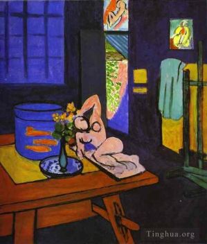 Henri Matisse œuvre - Poisson rouge à l'intérieur