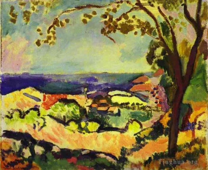 Henri Matisse Types de peintures - Mer à Collioure 1906