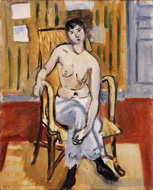 Tous les types de peintures contemporaines - Figure assise Tan Room 1918