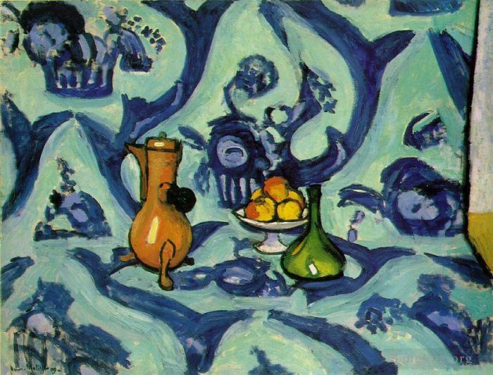 Henri Matisse Types de peintures - Nature morte à la nappe bleue
