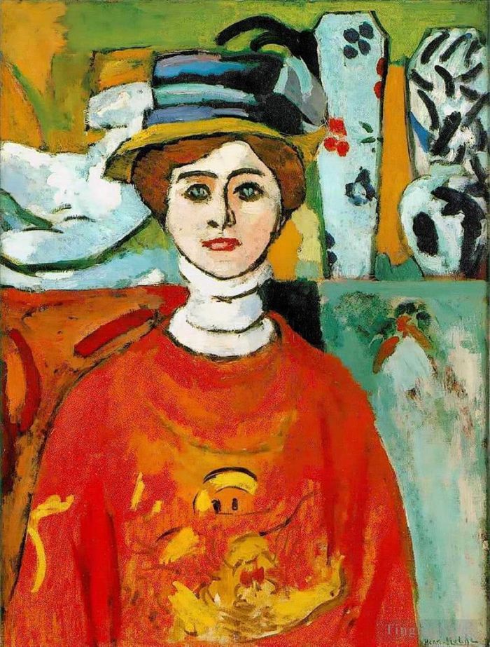 Henri Matisse Types de peintures - La Fille aux yeux verts 1908