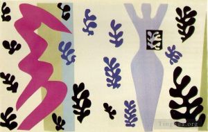 Henri Matisse œuvre - The Knife ThrowerLe lanceur de couteaux Assiette XV de Jazz
