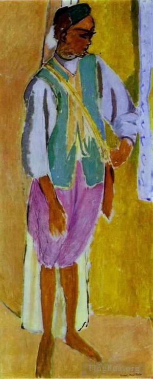 Henri Matisse œuvre - Le panneau gauche Amido marocain d'un triptyque