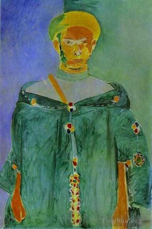 Tous les types de peintures contemporaines - Le Marocain en vert 1912