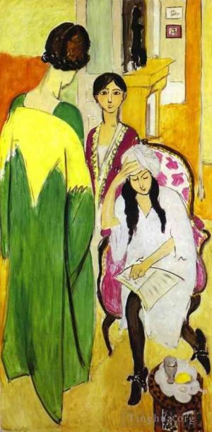 Henri Matisse œuvre - Triptyque des Trois Soeurs Partie gauche