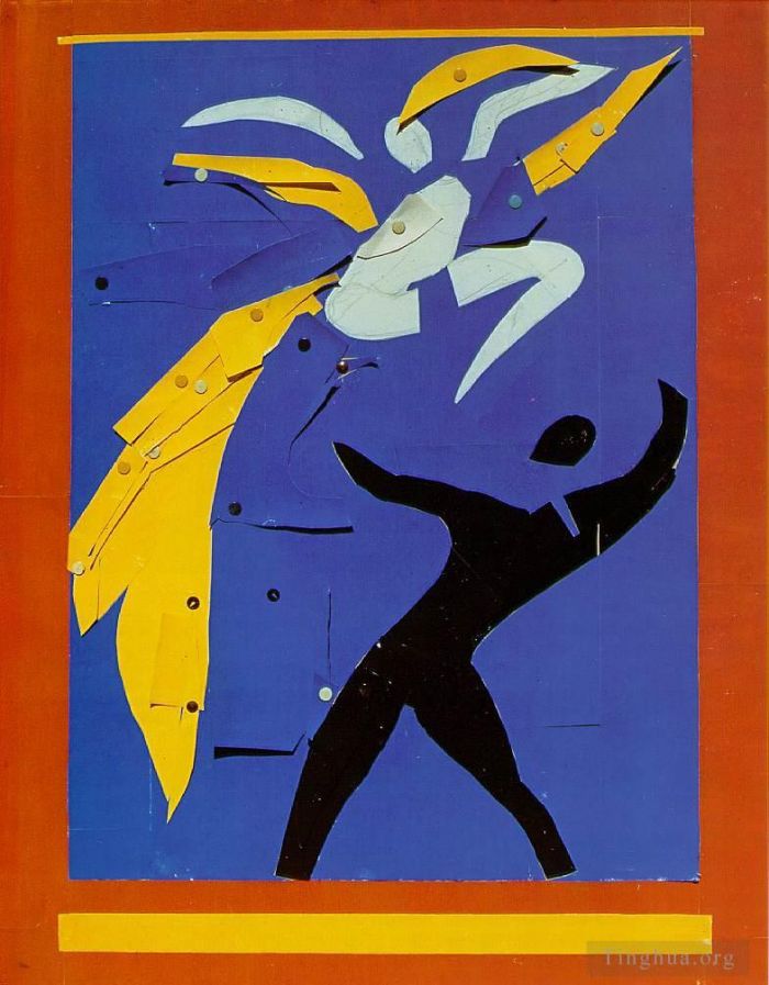 Henri Matisse Types de peintures - Étude de deux danseurs pour Rouge et Noir 1938