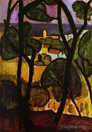 Henri Matisse œuvre - Vue de Collioure 1908