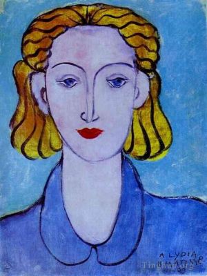 Tous les types de peintures contemporaines - Jeune femme dans un chemisier bleu Portrait de Lydia Delectorskaya la secrétaire de l'artiste 1939