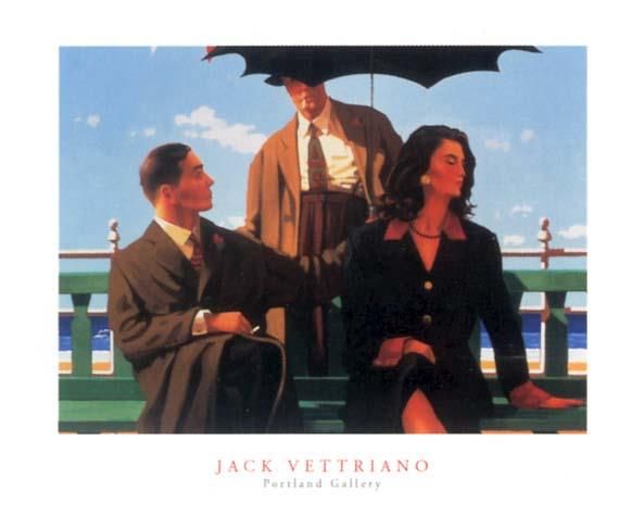 Jack Vettriano Peinture à l'huile - Le bébé de quelqu'un d'autre