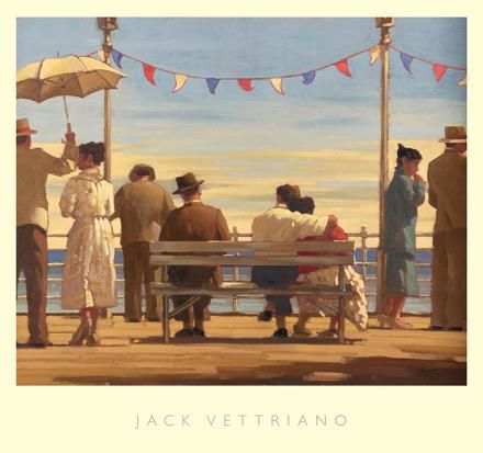 Jack Vettriano Peinture à l'huile - La jetée