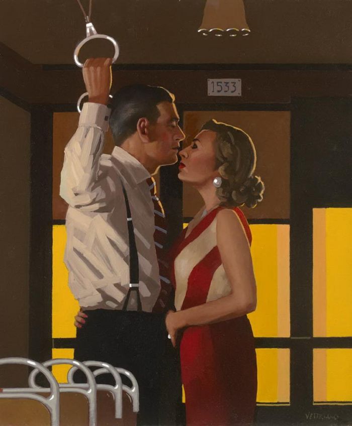 Jack Vettriano Peinture à l'huile - Les derniers grands romantiques