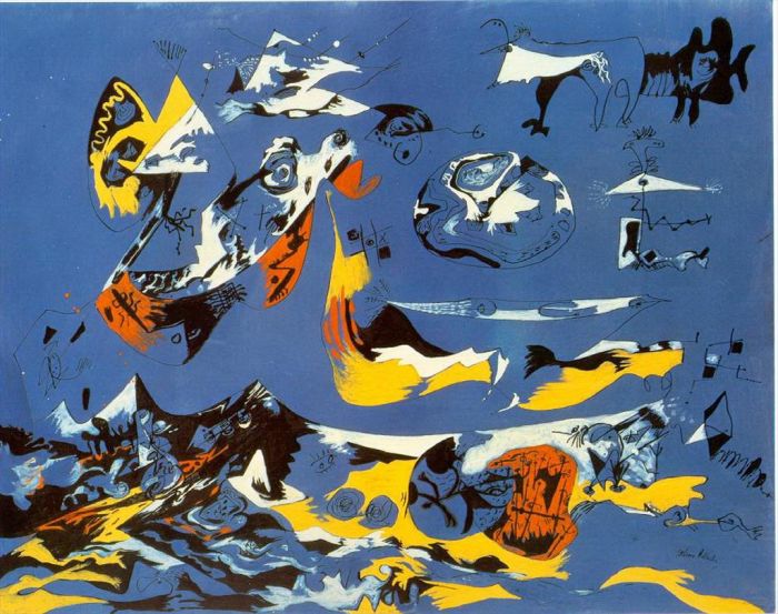 Paul Jackson Pollock Types de peintures - Bleu Moby Dick