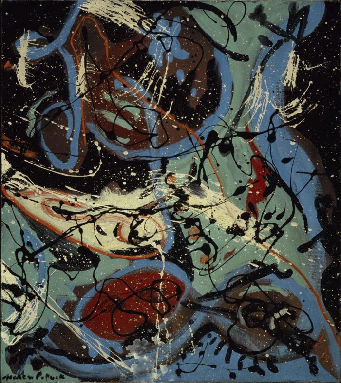 Paul Jackson Pollock Types de peintures - Composition avec Pouring II