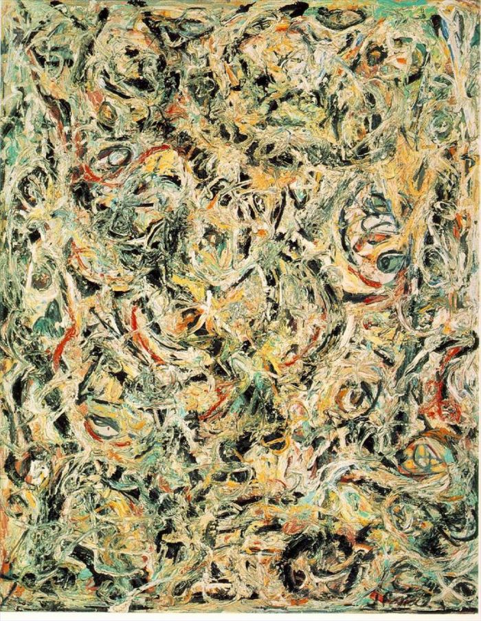 Paul Jackson Pollock Types de peintures - Les yeux dans la chaleur