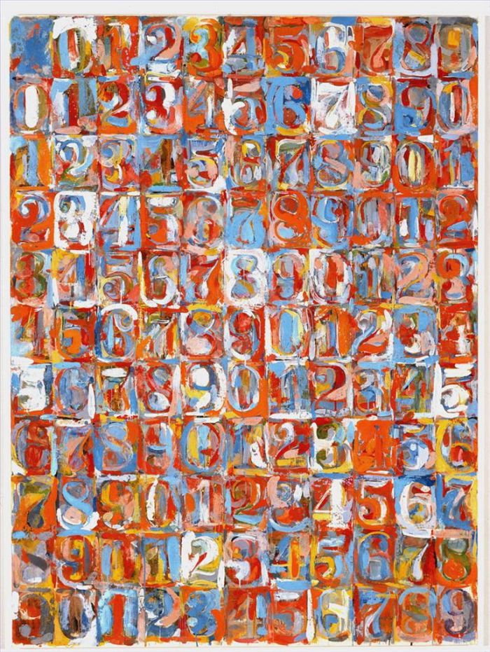 Paul Jackson Pollock Types de peintures - Chiffres en couleur