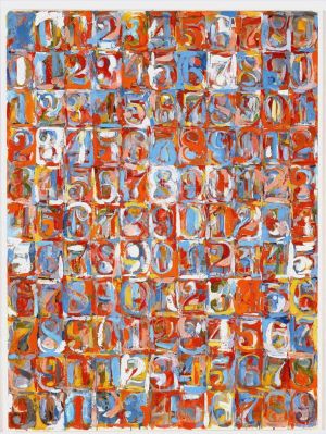 Paul Jackson Pollock œuvre - Chiffres en couleur
