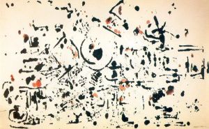 Paul Jackson Pollock œuvre - Sans titre 1951