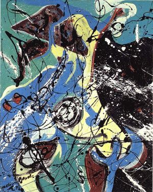 Paul Jackson Pollock œuvre - Des oiseaux aquatiques