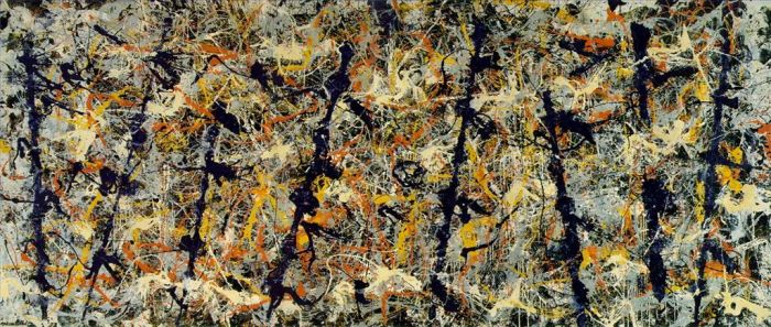 Paul Jackson Pollock Types de peintures - Poteaux bleus