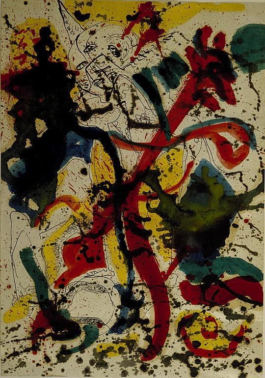 Paul Jackson Pollock Types de peintures - Sans titre 1942