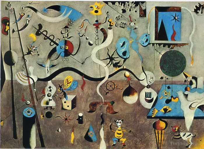 Joan Miró Peinture à l'huile - Carnaval des Arlequins