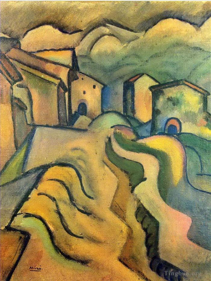 Joan Miró Peinture à l'huile - Paseo de la ville