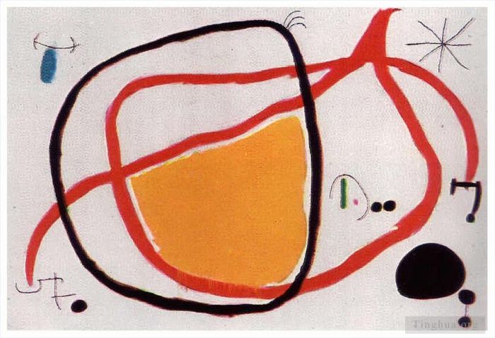 Joan Miró Types de peintures - Oiseau dans la nuit