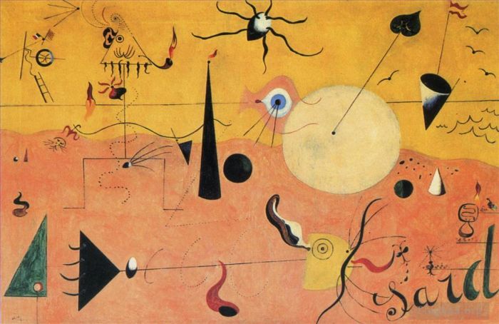 Joan Miró Types de peintures - Paysage catalan