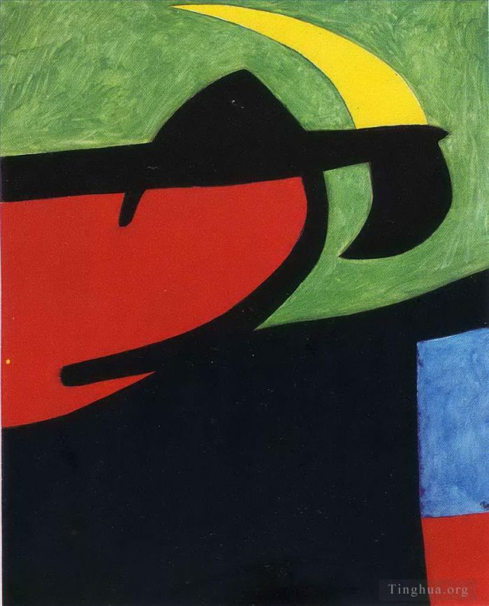 Joan Miró Types de peintures - Paysan catalan au clair de lune