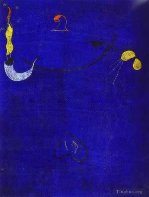 Joan Miró œuvre - Paysan catalan avec une guitare