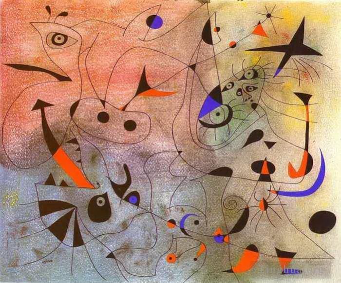 Joan Miró Types de peintures - Constellation L'Étoile du Matin