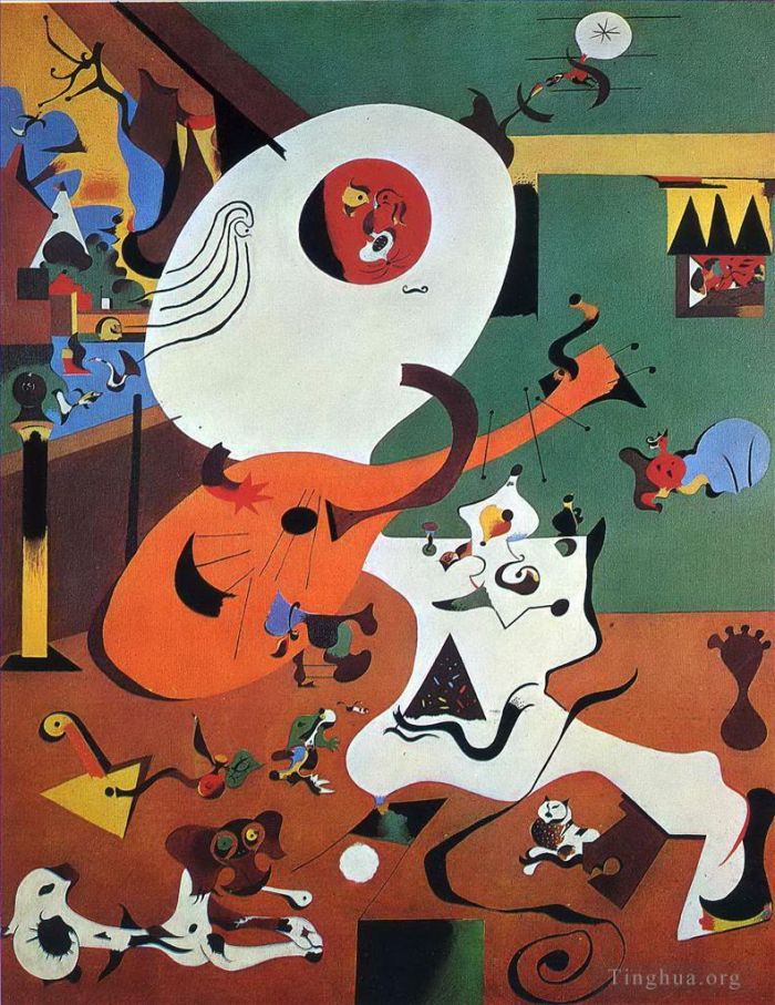 Joan Miró Types de peintures - Intérieur néerlandais