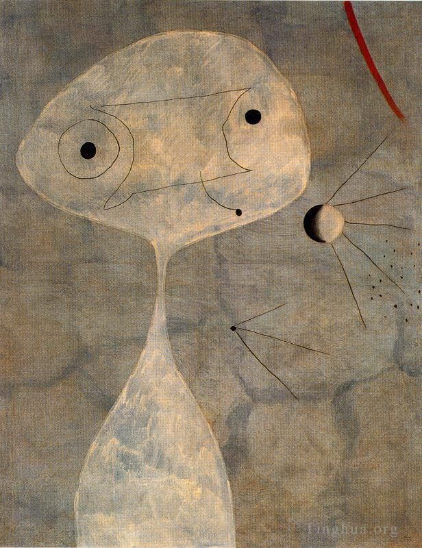 Joan Miró Types de peintures - Peinture L'homme à la pipe