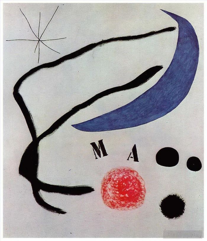 Joan Miró Types de peintures - Poème I