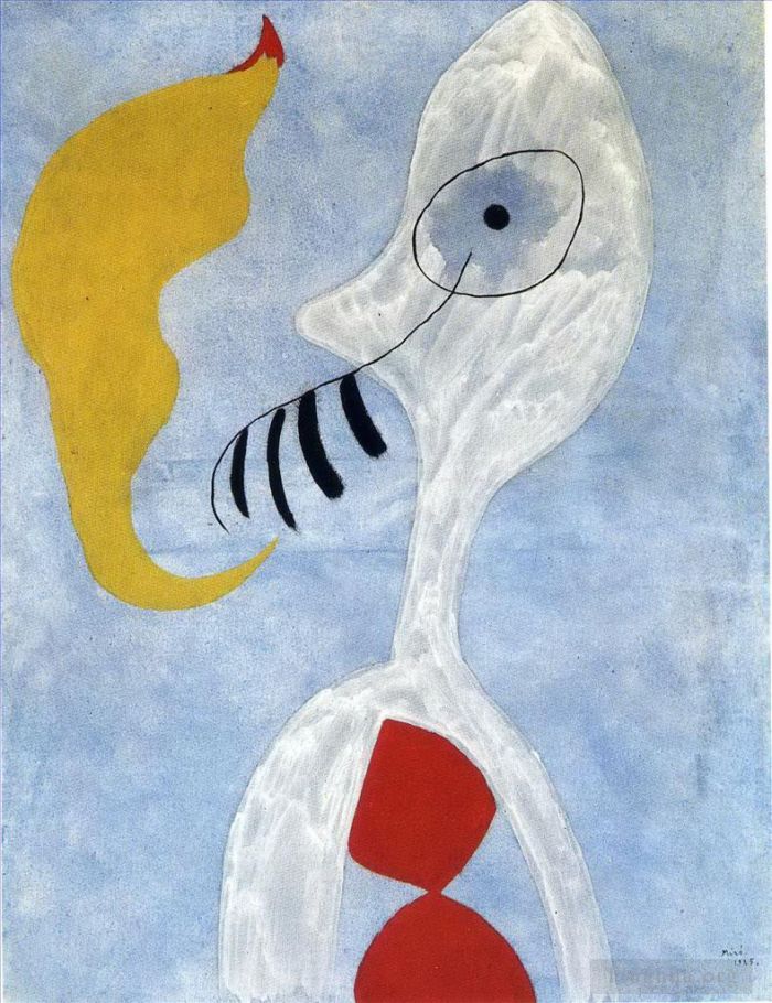 Joan Miró Types de peintures - Tête de fumeur